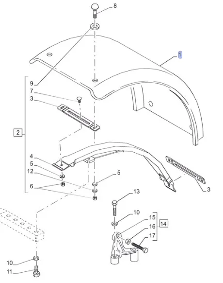 87616388 - Отражатель грязи